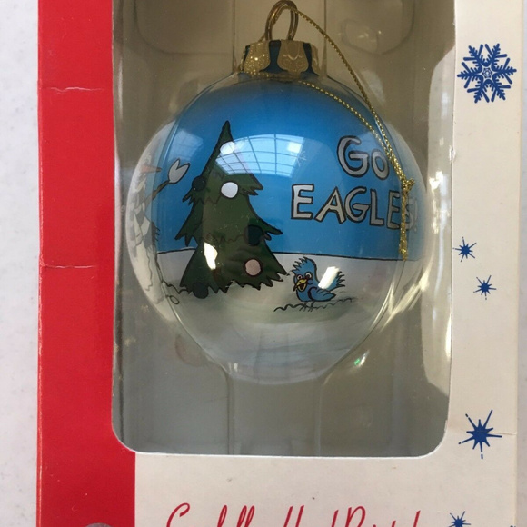 PHILADELPHIA EAGLES GLASS ORNAMENT SPORTS COLLECTIBLE NFL LICENSED NEW - Picture 5 of 5